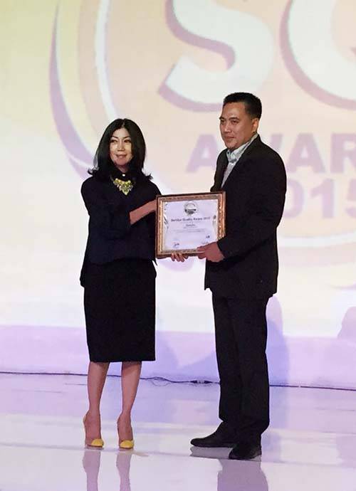 Service Quality (SQ) Award kategori tertinggi Diamond di industri Automotive 2W (Sepeda Motor) untuk PT Yamaha Indonesia Motor Manufacturing (1)
