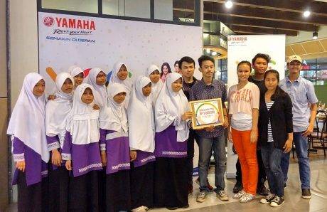 Aktivitas outdoor Charity Campaign Online Y2C (Yamaha Youth Campaign) di Jakarta (1)
