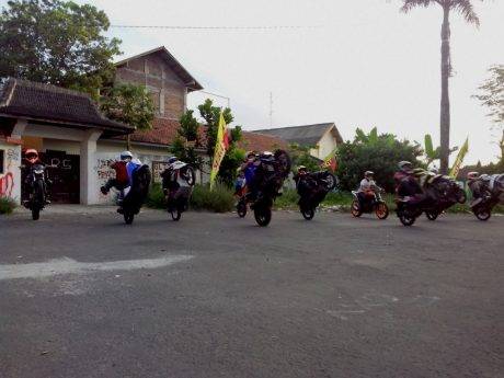 Latihan freestyle di Wawan Tembong Training School di Salatiga Jawa Tengah