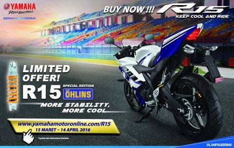 Booking Online YZF-R15 Ohlins Special Edition