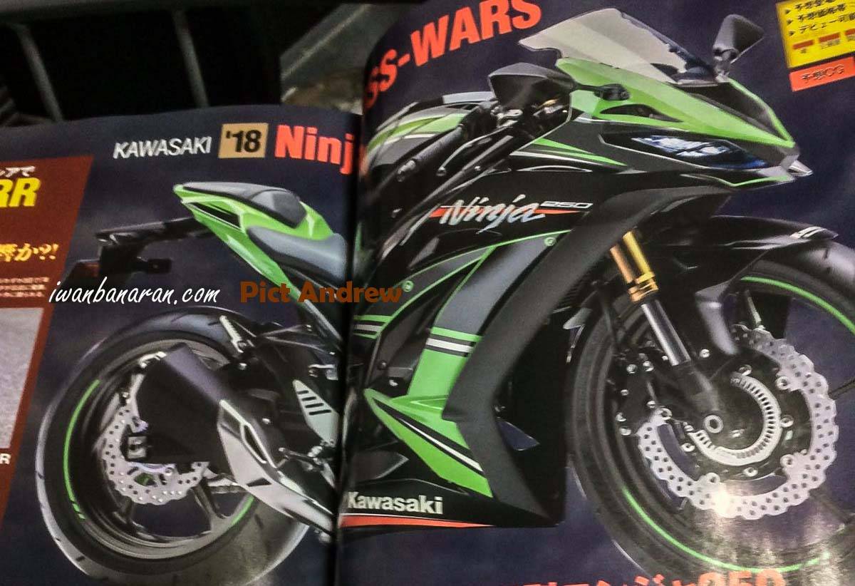 Hottt Bocoran Tampang New Kawasaki Ninja 250 Facelift 2017 Dari