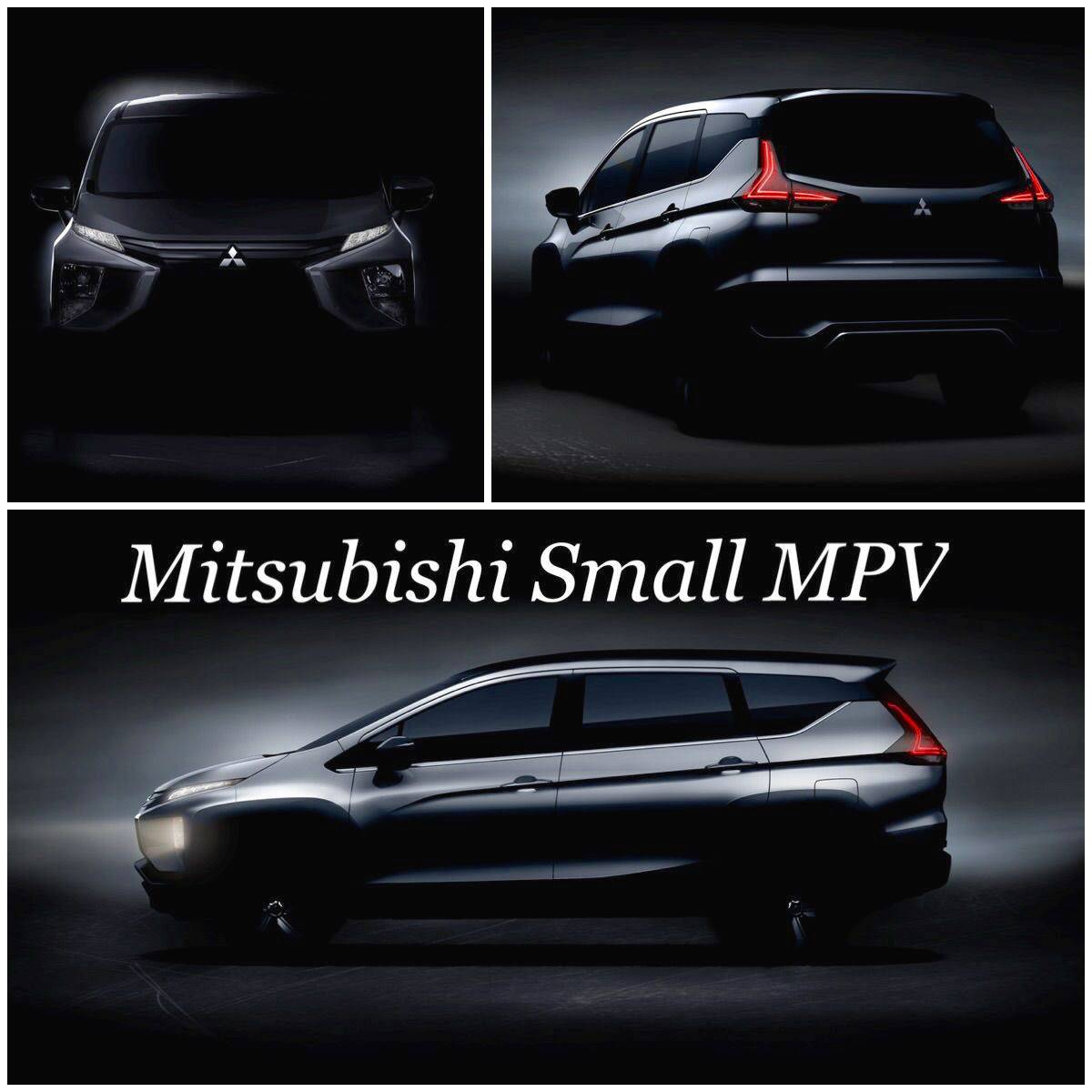 Mitsubishi Expander Mitsubishi XM Production Tease Front Side And