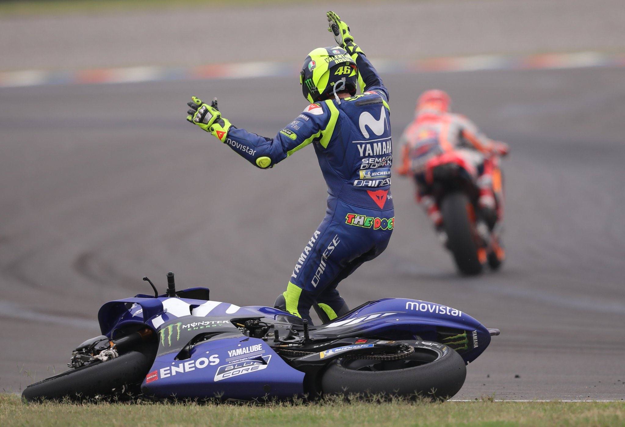 Rossi Sebut Marc Marquez Pembalap Kotor Dan Rusak Motogp