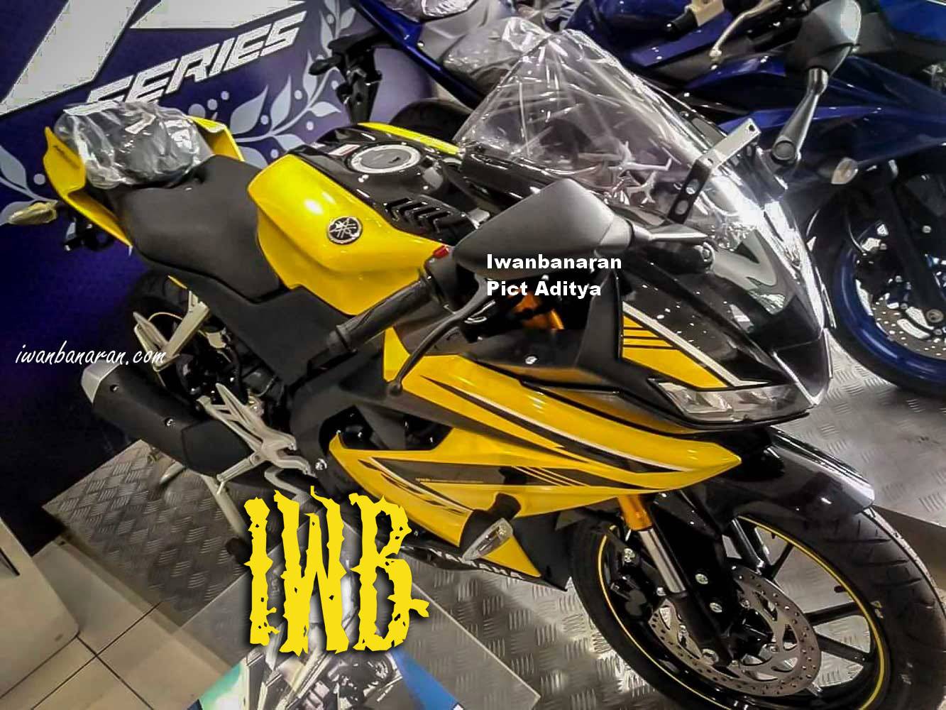 Good news Yamaha R15  warna kuning  termonitor sudah 