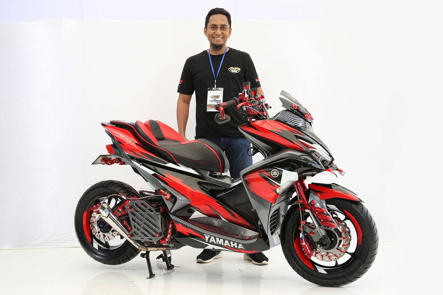 CustoMAXI Makassar modifikasi Yamaha Aerox 150 nya 