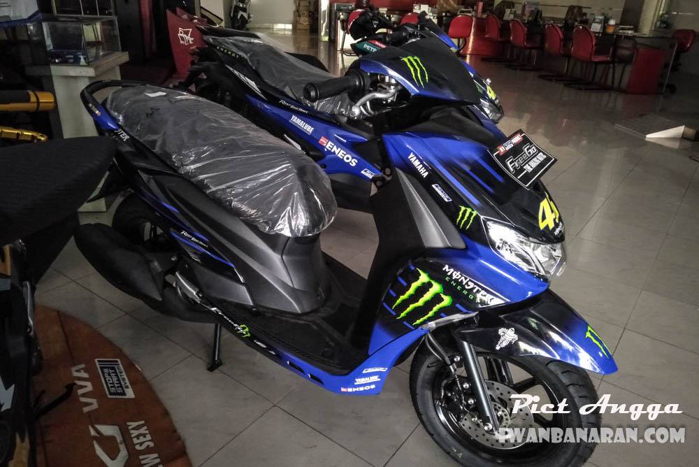 Muncul Yamaha Freego Monster Energy 2019 Motogp banget 