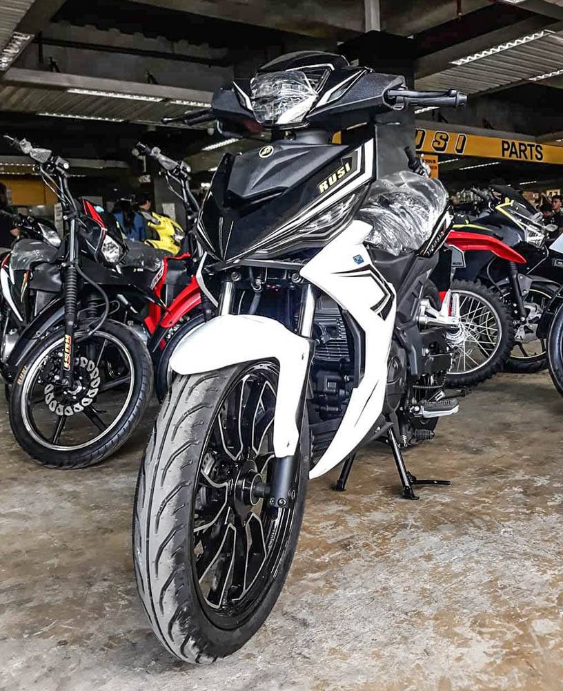 Muncul klonengan Yamaha MX King berlabel Rusi Flash 150 